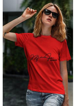 Air Jordan 01 Kırmızı NBA Kadın Tshirt - Tişört