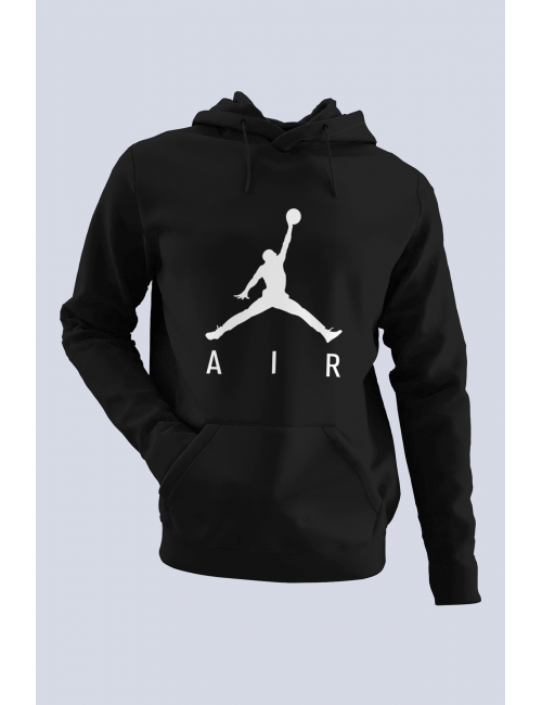 Air Jordan 03 Siyah NBA Erkek Kapşonlu Sweatshirt - Hoodie